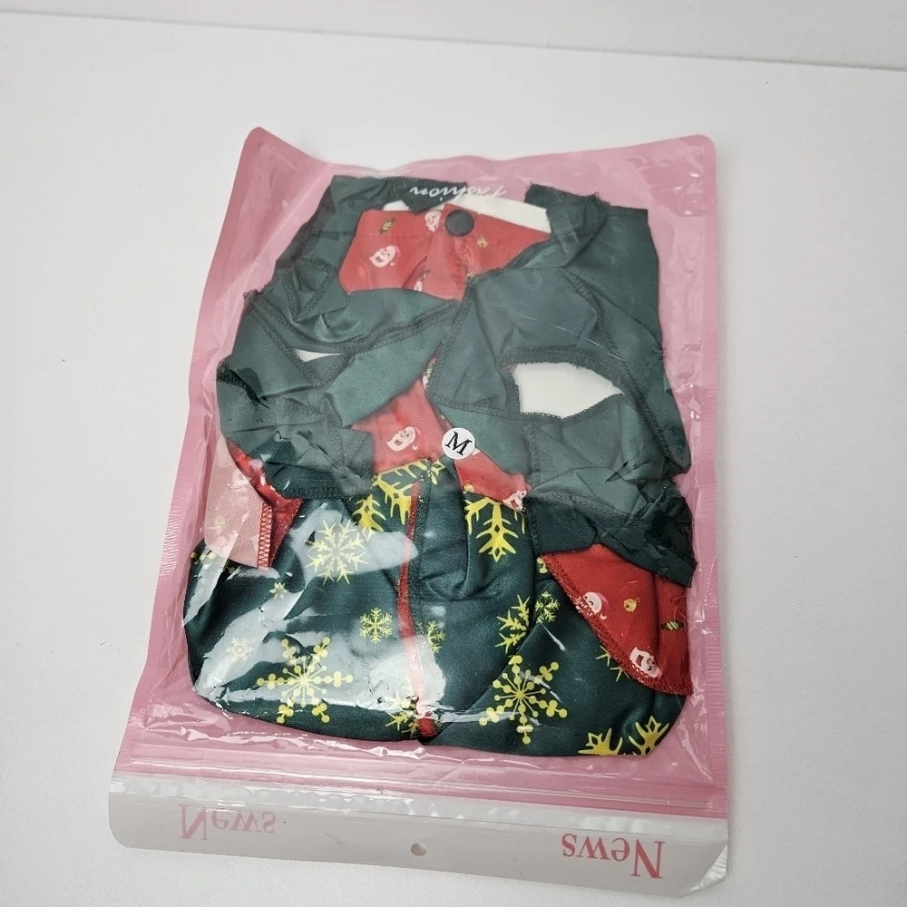 Christmas dress for pet holiday dress
